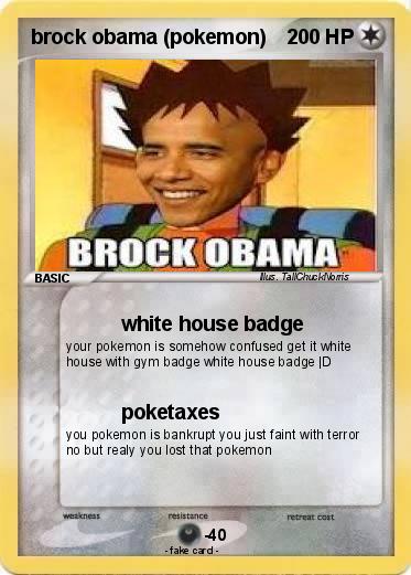 Pokemon brock obama (pokemon)