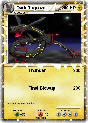 Pokemon Dark Raquaza