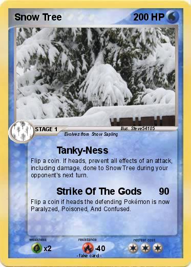 Pokemon Snow Tree
