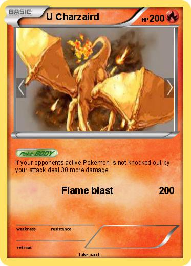 Pokemon U Charzaird