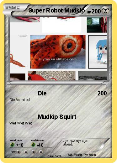 Pokemon Super Robot Mudkip