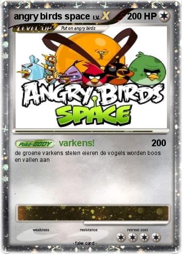 Pokemon angry birds space