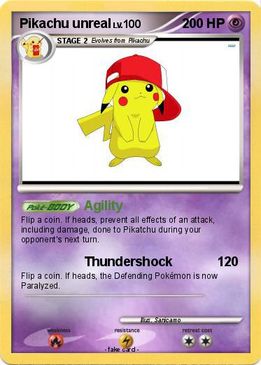 Pokemon Pikachu unreal