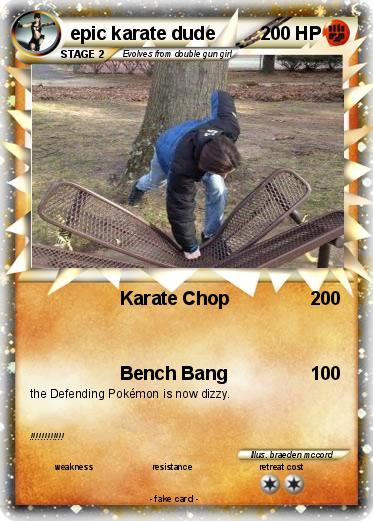 Pokemon epic karate dude