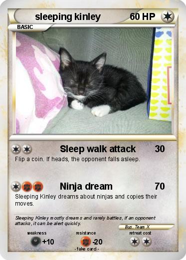 Pokemon sleeping kinley