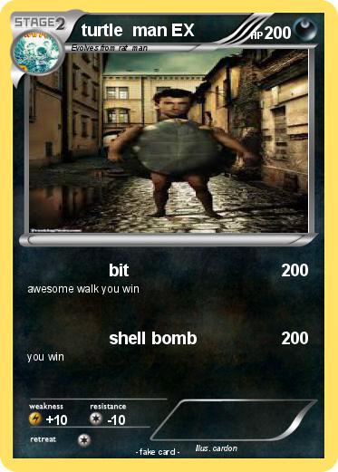 Pokemon turtle  man EX