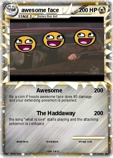 Pokemon awesome face
