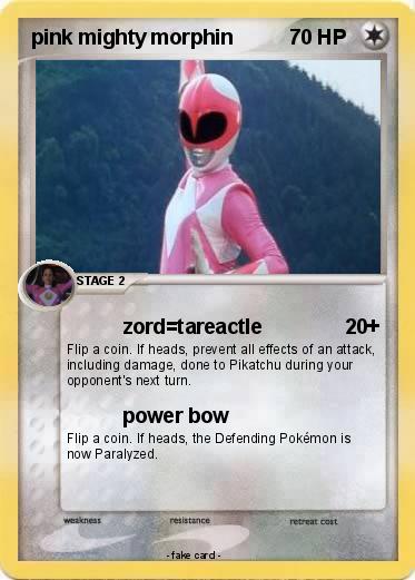 Pokemon pink mighty morphin