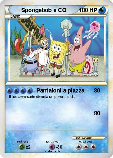 Pokemon Spongebob e CO