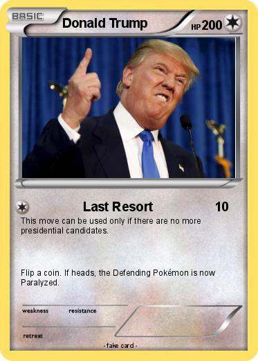Pokemon Donald Trump