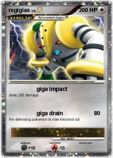 Pokemon regigias