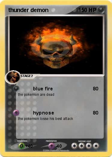 Pokemon thunder demon
