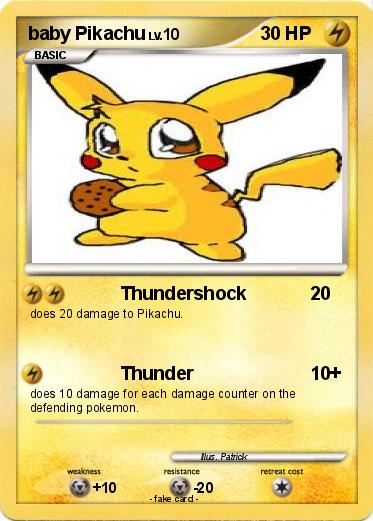 Pokemon baby Pikachu