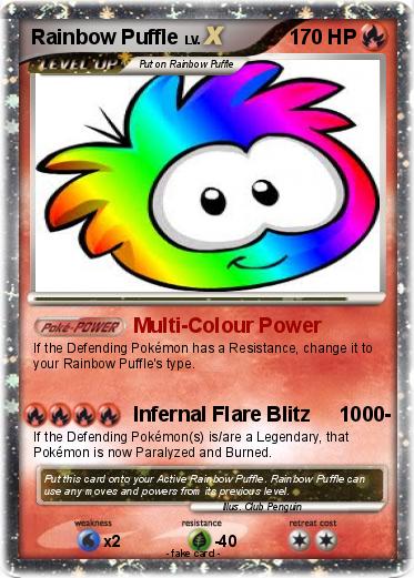 Pokemon Rainbow Puffle
