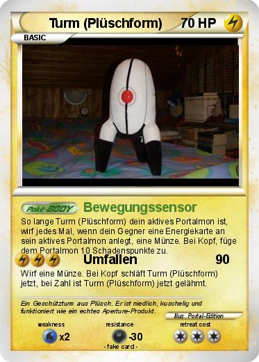 Pokemon Turm (Plüschform)