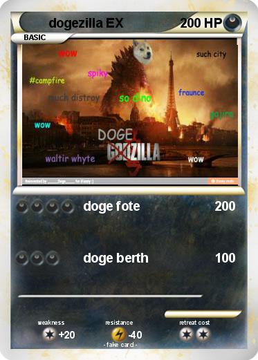 Pokemon dogezilla EX