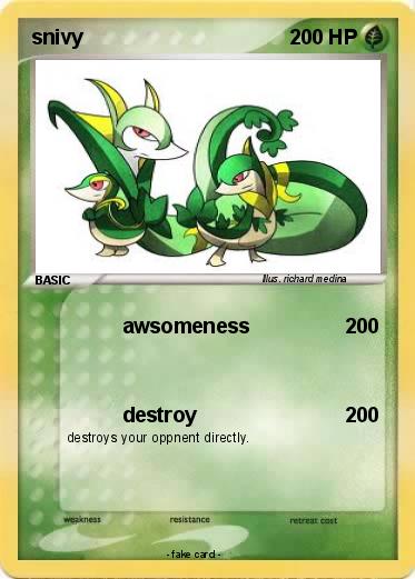 Pokemon snivy