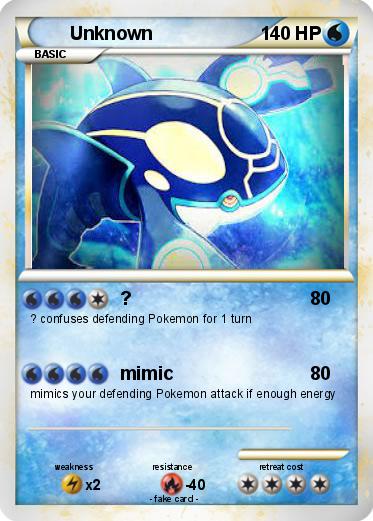 Pokemon Unknown