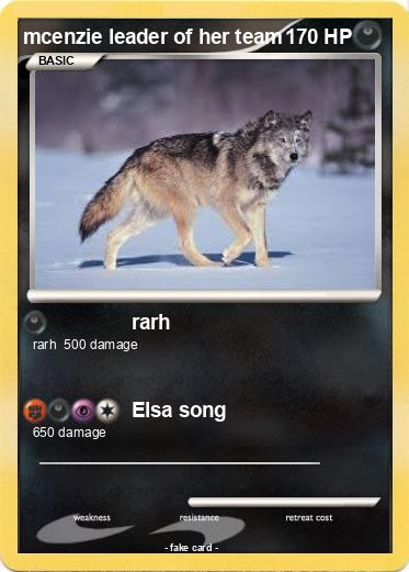 Pokemon mcenzie leader of her team