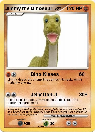Pokemon Jimmy the Dinosaur