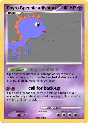 Pokemon Spyro Spechle adishion