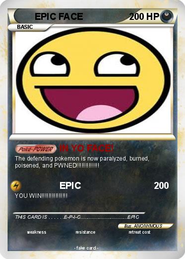 Pokemon EPIC FACE