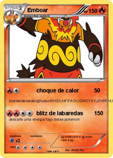 Pokemon Emboar