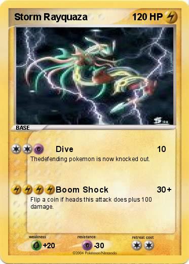 Pokemon Storm Rayquaza 