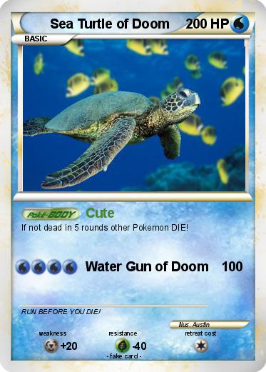 Pokemon Sea Turtle of Doom