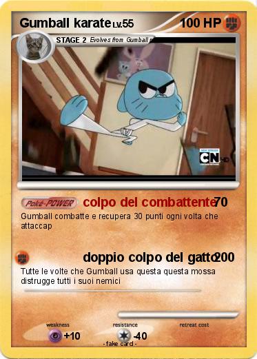 Pokemon Gumball karate