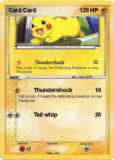 Pokemon Card Card