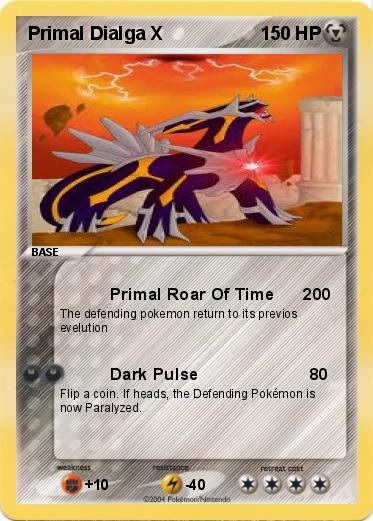 Pokemon Primal Dialga X