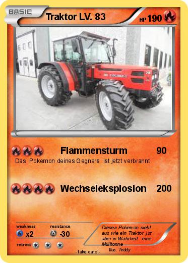 Pokemon Traktor LV. 83