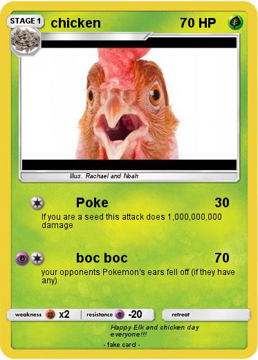 Pokemon chicken