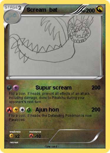 Pokemon Scream  bat