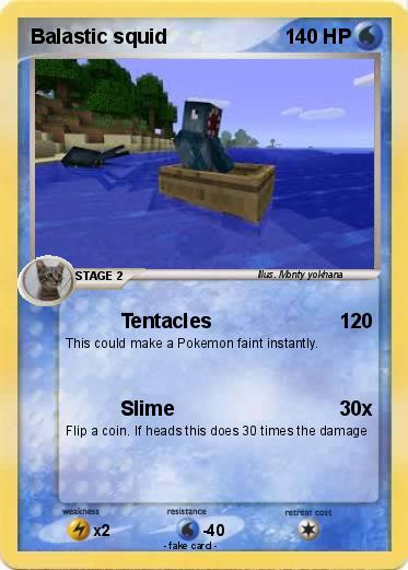 Pokemon Balastic squid