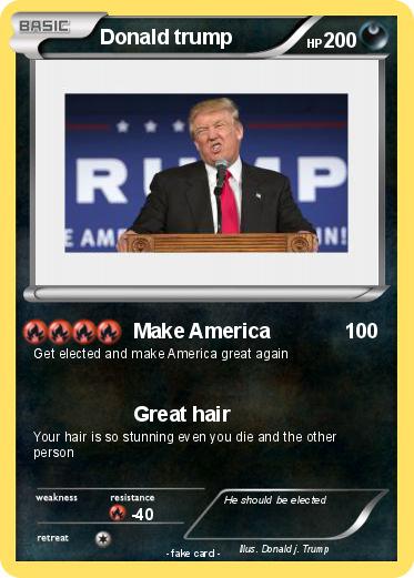 Pokemon Donald trump