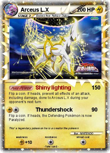 Pokemon Arceus L.X