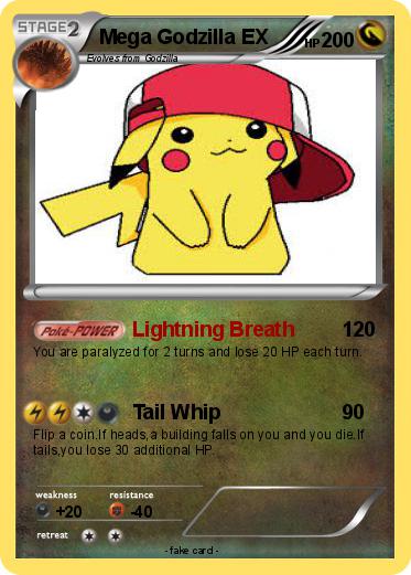 Pokemon Mega Godzilla EX
