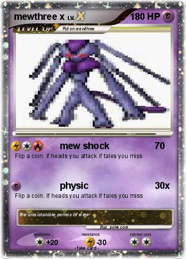 Pokemon mewthree x