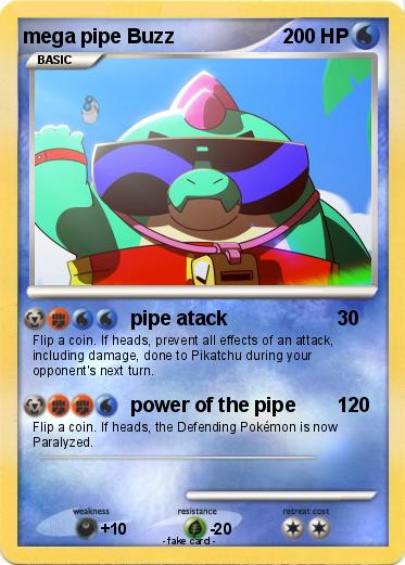 Pokemon mega pipe Buzz