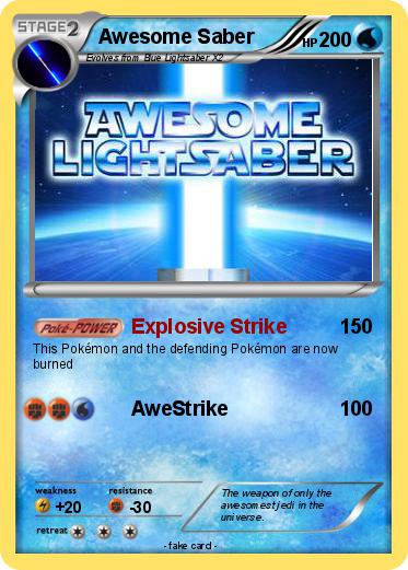 Pokemon Awesome Saber