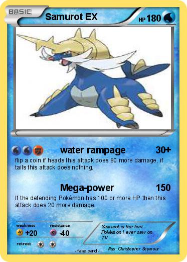Pokemon Samurot EX