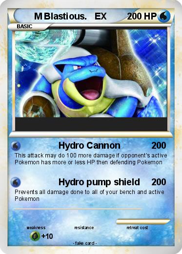 Pokemon M Blastious.   EX