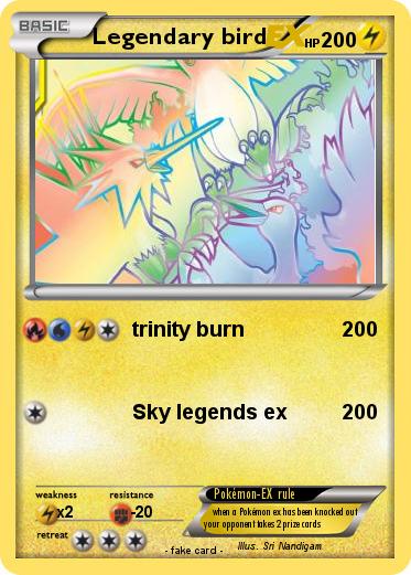 Pokemon Legendary bird
