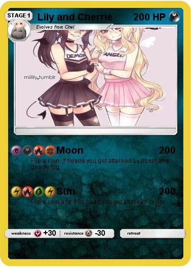 Pokemon Lily and Cherrie