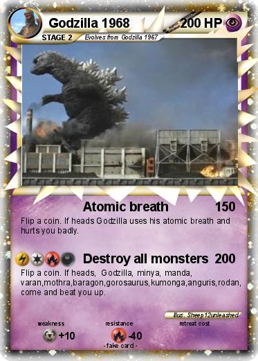 Pokemon Godzilla 1968