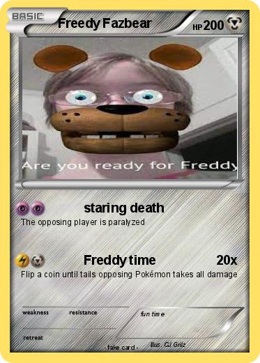 Pokemon Freedy Fazbear