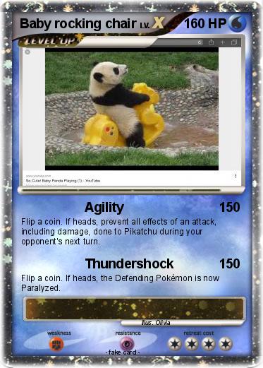 Pokemon Baby rocking chair