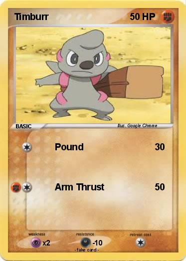 Pokemon Timburr